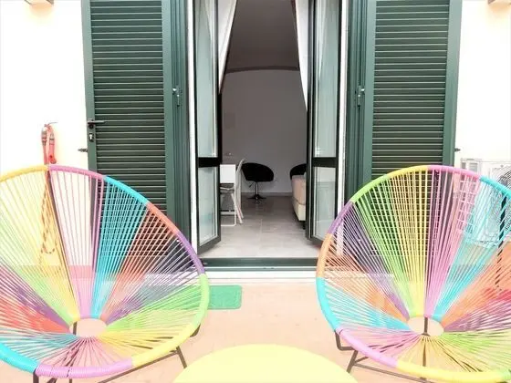 Exclusive Tek Büyük veya İki Ayrı Yataklı Oda, Teras, Şehir Manzaralı