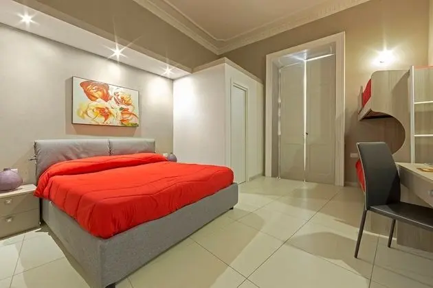 Dört Kişilik Oda, Balkon, Şehir Manzaralı (Porta Nolana)