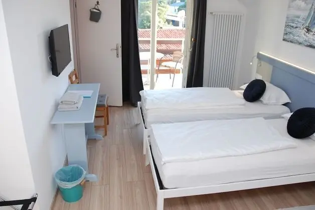 Deluxe Tek Büyük veya İki Ayrı Yataklı Oda, 2 Tek Kişilik Yatak, Deniz Manzaralı