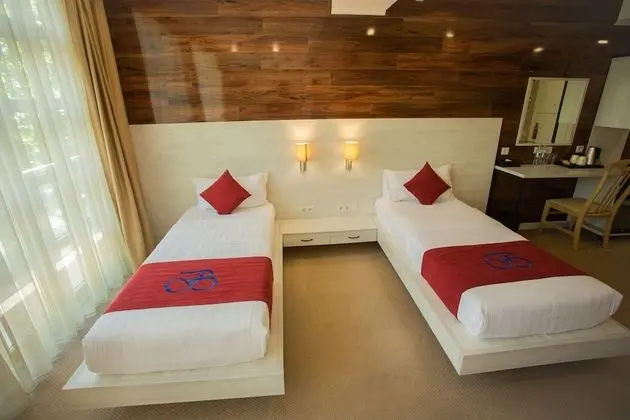 Premium Tek Büyük veya İki Ayrı Yataklı Oda, 1 Yatak Odası, Danışma, Avlu Manzaralı