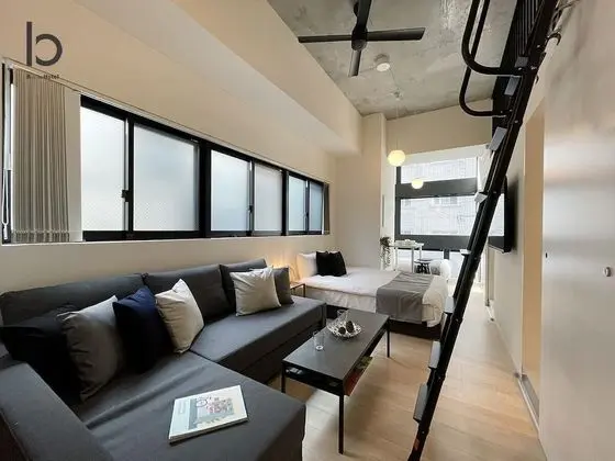 Deluxe Apart Daire, 1 Yatak Odası, Sigara İçilmez, Şehir Manzaralı (bHotel Nekoyard 201)
