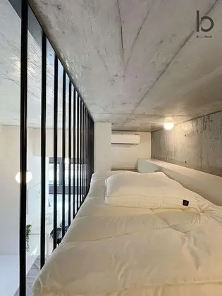 Deluxe Apart Daire, 1 Yatak Odası, Sigara İçilmez, Şehir Manzaralı (bHotel Nekoyard 201)