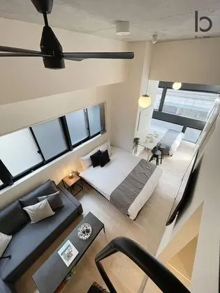 Deluxe Apart Daire, 1 Yatak Odası, Sigara İçilmez, Şehir Manzaralı (bHotel Nekoyard 301)