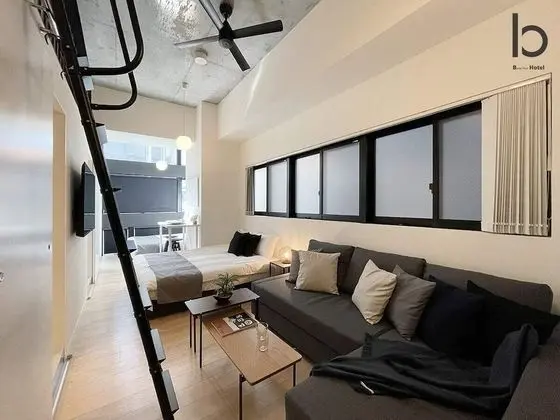 Deluxe Apart Daire, 1 Yatak Odası, Sigara İçilmez, Şehir Manzaralı (bHotel Nekoyard 302)