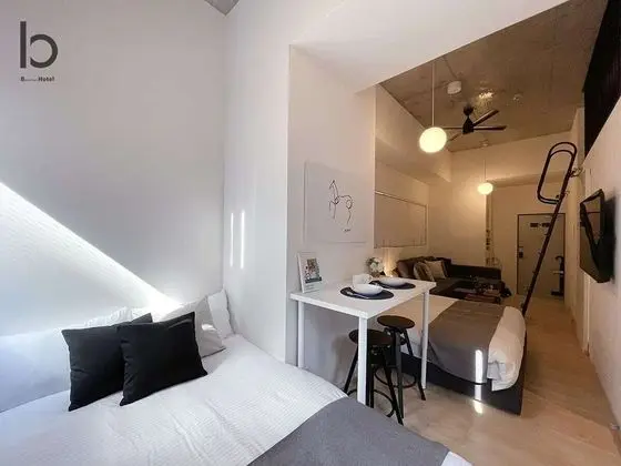 Deluxe Apart Daire, 1 Yatak Odası, Sigara İçilmez, Şehir Manzaralı (bHotel Nekoyard 302)