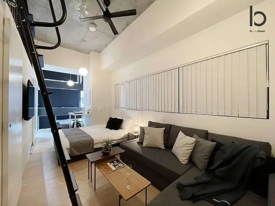 Deluxe Apart Daire, 1 Yatak Odası, Sigara İçilmez, Şehir Manzaralı (bHotel Nekoyard 302)