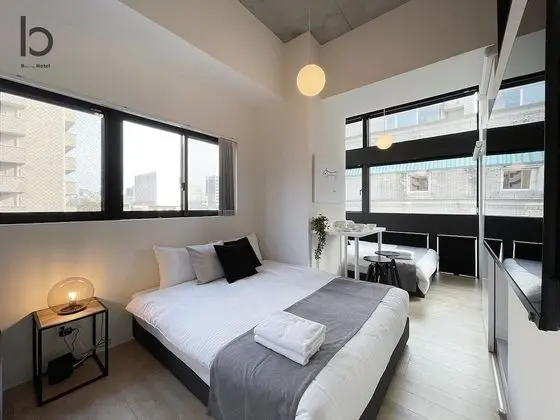 Deluxe Apart Daire, 1 Yatak Odası, Sigara İçilmez, Şehir Manzaralı (bHotel Nekoyard 401)