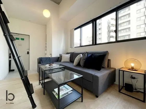 Deluxe Apart Daire, 1 Yatak Odası, Sigara İçilmez, Şehir Manzaralı (bHotel Nekoyard 401)