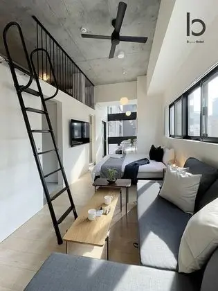 Deluxe Apart Daire, 1 Yatak Odası, Sigara İçilmez, Şehir Manzaralı (bHotel Nekoyard 402)