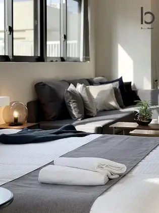Deluxe Apart Daire, 1 Yatak Odası, Sigara İçilmez, Şehir Manzaralı (bHotel Nekoyard 402)