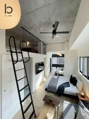 Deluxe Apart Daire, 1 Yatak Odası, Sigara İçilmez, Şehir Manzaralı (bHotel Nekoyard 402)