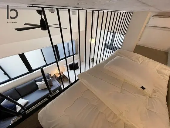 Deluxe Apart Daire, 1 Yatak Odası, Sigara İçilmez, Şehir Manzaralı (bHotel Nekoyard 402)