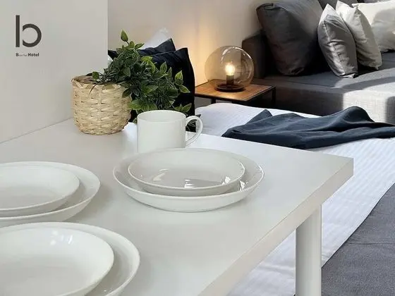 Deluxe Apart Daire, 1 Yatak Odası, Sigara İçilmez, Şehir Manzaralı (bHotel Nekoyard 402)