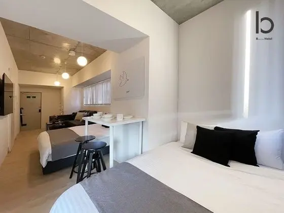 Deluxe Apart Daire, 1 Yatak Odası, Sigara İçilmez, Şehir Manzaralı (bHotel Nekoyard 501)