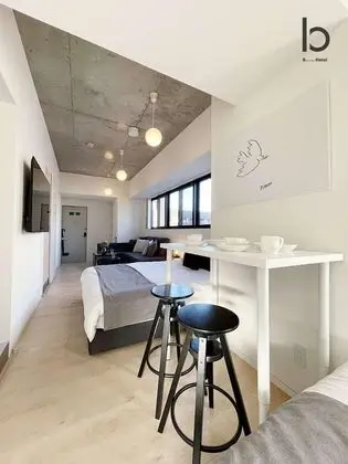 Deluxe Apart Daire, 1 Yatak Odası, Sigara İçilmez, Şehir Manzaralı (bHotel Nekoyard 501)