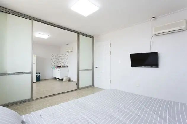 White Family Room- 2 Bedrooms