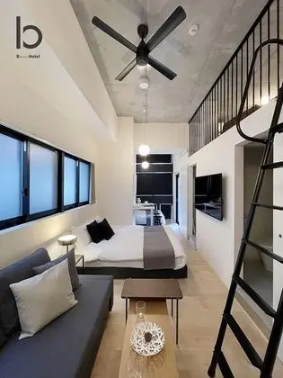 Daire, Sigara İçilmez, Şehir Manzaralı (bHotel Nekoyard 101)