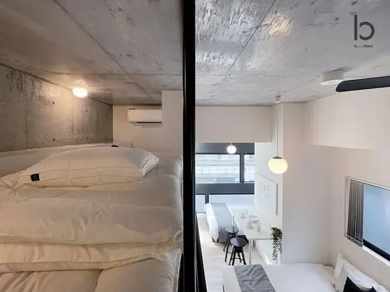 Deluxe Apart Daire, 1 Yatak Odası, Sigara İçilmez, Şehir Manzaralı (bHotel Nekoyard 102)