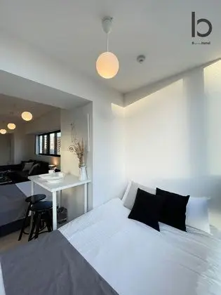 Deluxe Apart Daire, 1 Yatak Odası, Sigara İçilmez, Şehir Manzaralı (bHotel Nekoyard 102)