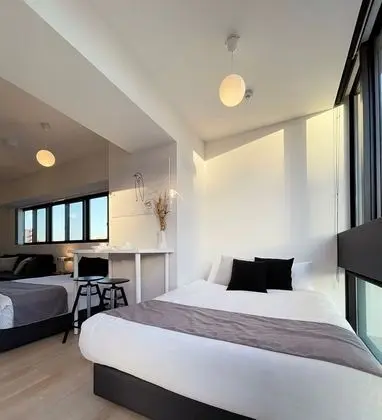 Deluxe Apart Daire, 1 Yatak Odası, Sigara İçilmez, Şehir Manzaralı (bHotel Nekoyard 102)