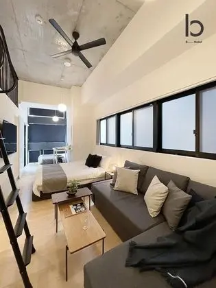 Deluxe Apart Daire, 1 Yatak Odası, Sigara İçilmez, Şehir Manzaralı (bHotel Nekoyard 102)