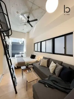 Deluxe Apart Daire, 1 Yatak Odası, Sigara İçilmez, Şehir Manzaralı (bHotel Nekoyard 102)