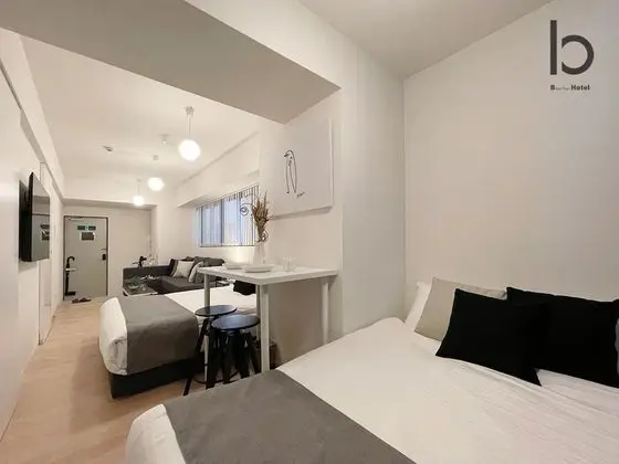 Deluxe Apart Daire, 1 Yatak Odası, Sigara İçilmez, Şehir Manzaralı (bHotel Nekoyard 102)