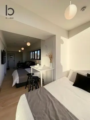 Deluxe Apart Daire, 1 Yatak Odası, Sigara İçilmez, Şehir Manzaralı (bHotel Nekoyard 102)