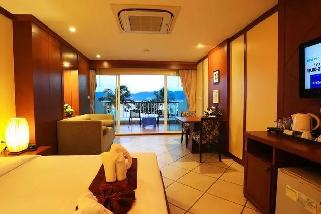 Deluxe Tek Büyük veya İki Ayrı Yataklı Oda, Deniz Manzaralı