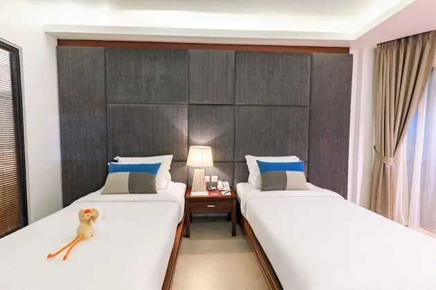 Deluxe Tek Büyük veya İki Ayrı Yataklı Oda, Bahçe Manzaralı