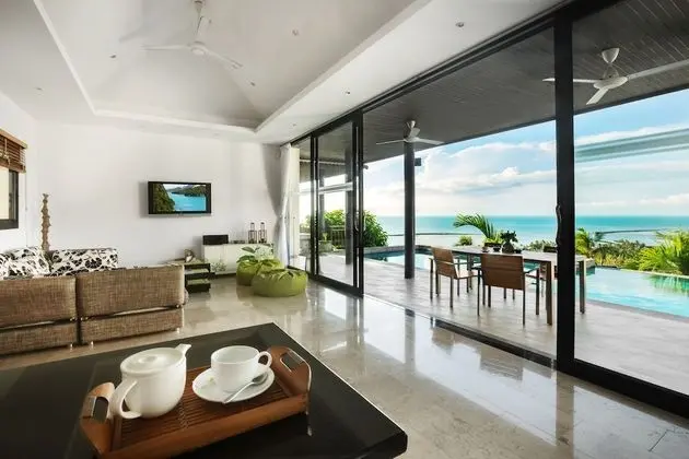 Three-Bedroom Villa with Private Pool and Thai-style Gazebo