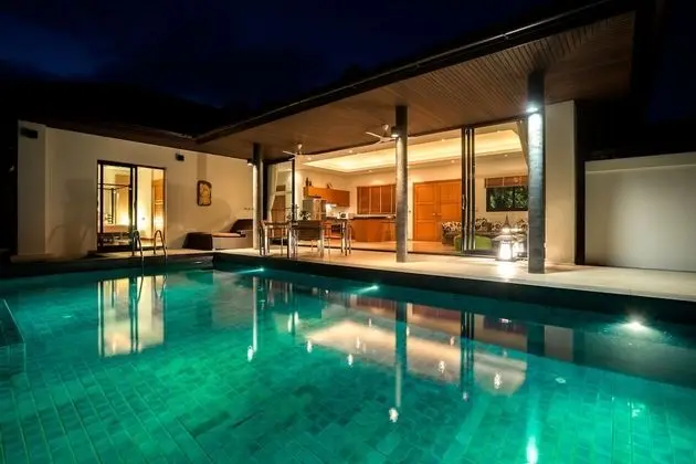 Three-Bedroom Villa with Private Pool and Thai-style Gazebo