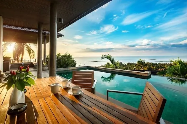 Three-Bedroom Villa with Private Pool and Thai-style Gazebo