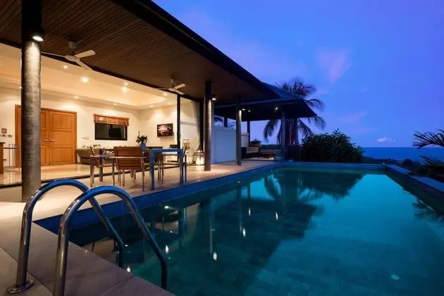 Three-Bedroom Villa with Private Pool and Thai-style Gazebo