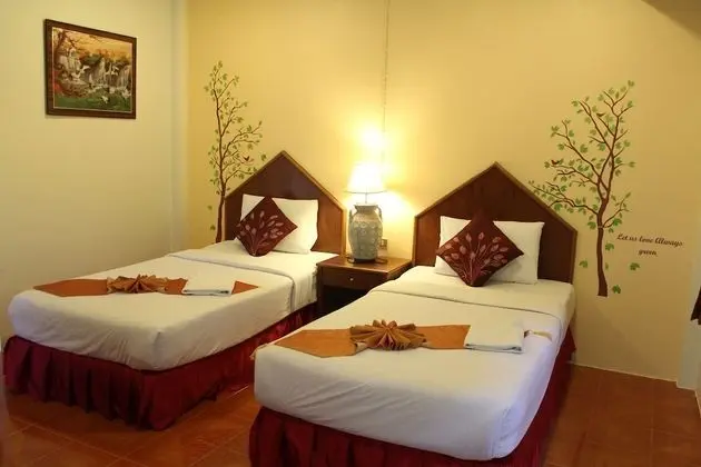 Deluxe Bungalov, Bahçe Manzaralı