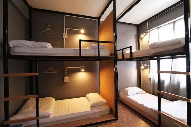 Family Room with Private Bathroom (Bathroom outside Bedroom)