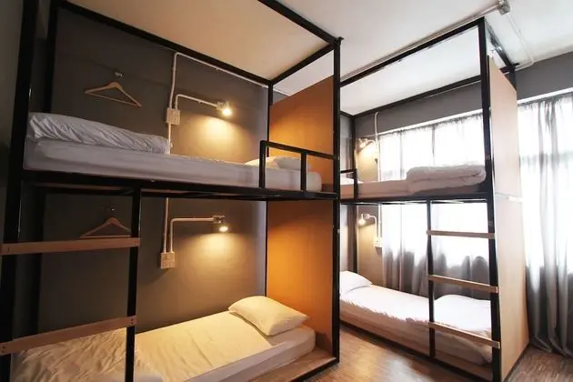 Family Room with Private Bathroom (Bathroom outside Bedroom)