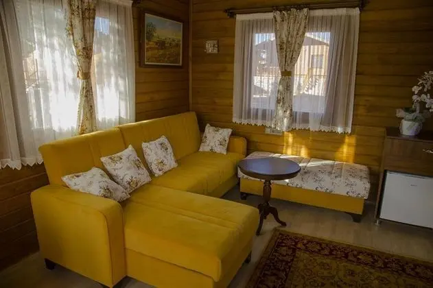1+1 Aile Odası, Dağ Manzaralı, Şömineli ve Balkonlu