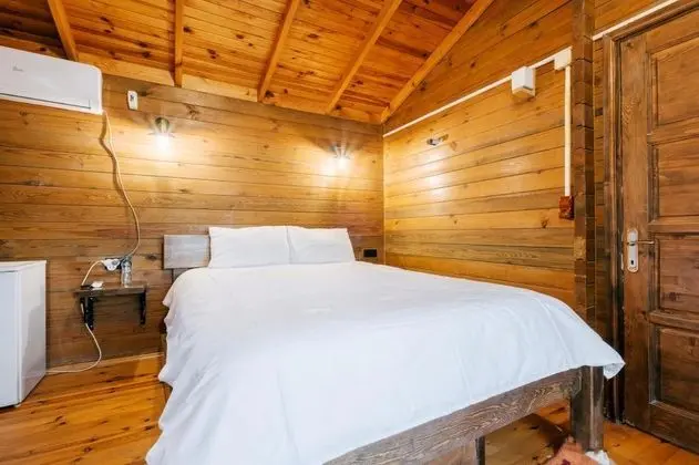 İki Yatak Odalı Bungalow, Dağ Manzaralı, Şömineli