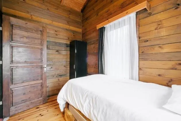 İki Yatak Odalı Bungalow, Dağ Manzaralı, Şömineli