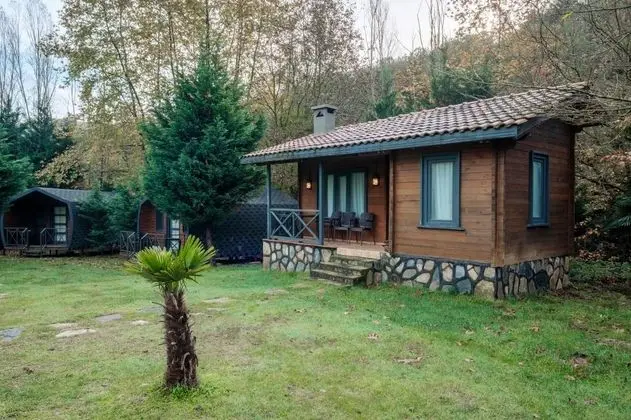 İki Yatak Odalı Bungalow, Dağ Manzaralı, Şömineli