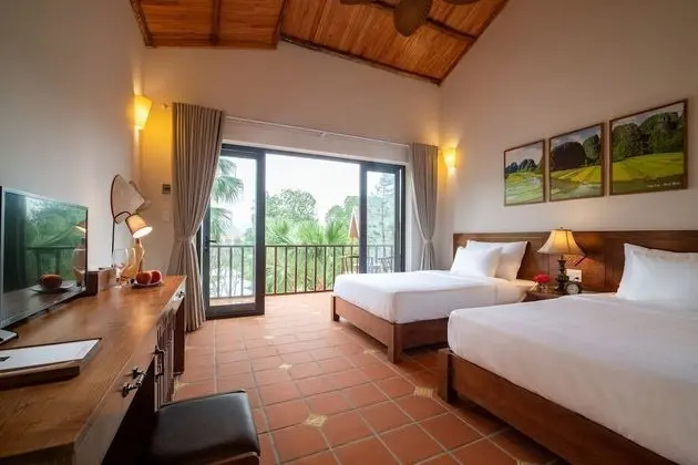 Deluxe Tek Büyük veya İki Ayrı Yataklı Oda, Bahçe Manzaralı