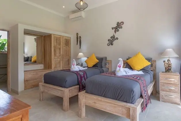 Deluxe Tek Büyük veya İki Ayrı Yataklı Oda, 1 Yatak Odası, Havuz Kullanımı, Bahçe Manzaralı