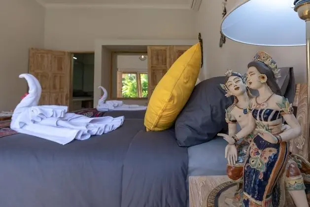 Deluxe Tek Büyük veya İki Ayrı Yataklı Oda, 1 Yatak Odası, Havuz Kullanımı, Bahçe Manzaralı