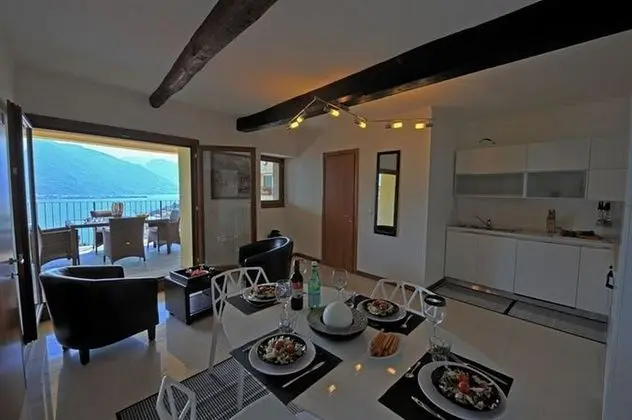 Honeymoon Apart Daire, 1 Çift Kişilik Yatak ve Çekyat, Dağ Yamacı (Balcone di Pianello - sole)