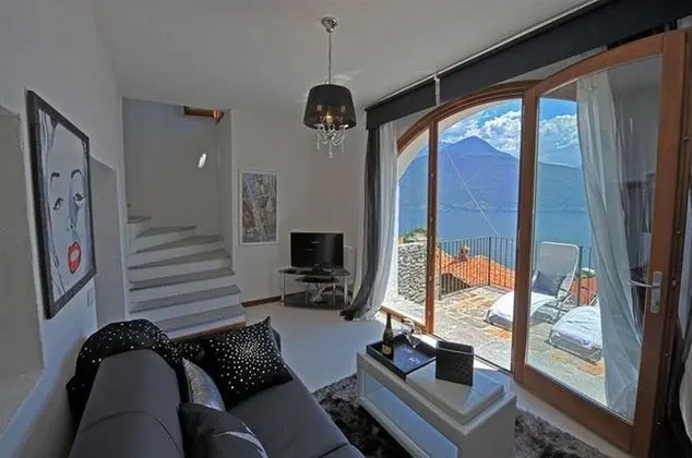 Honeymoon Apart Daire, 1 Çift Kişilik Yatak ve Çekyat, Dağ Yamacı (Balcone di Pianello - sole)