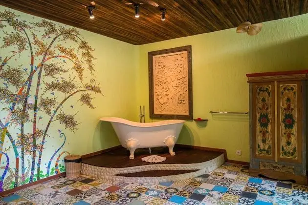 Deluxe Villa, 1 Yatak Odası, Küvet, Havuz Manzaralı
