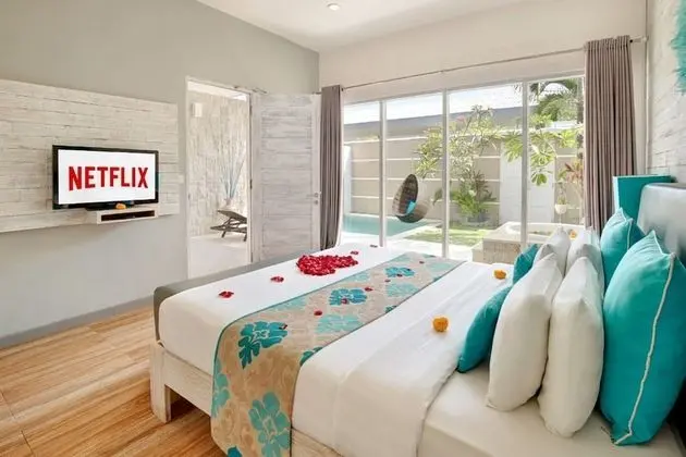Romantic Villa, 1 Yatak Odası, Kişiye Özel Havuzlu, Havuz Manzaralı