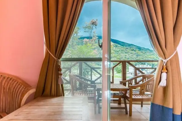 Tek Büyük Yataklı Oda, Balkon, Dağ Manzaralı