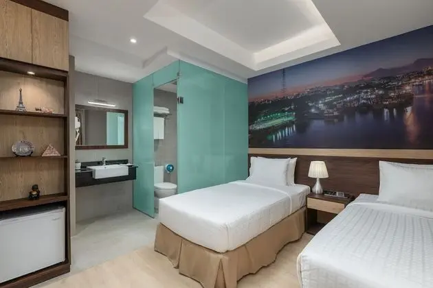 Deluxe Tek Büyük veya İki Ayrı Yataklı Oda, 1 Çift Kişilik veya 2 Tek Kişilik Yatak, Danışma